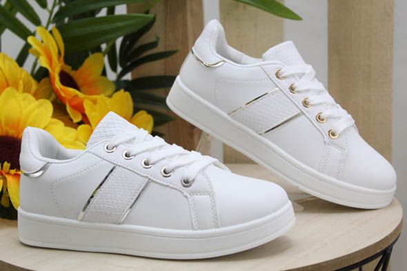 Sneakers Basica En Polipiel,del 30 Al 35,ref703