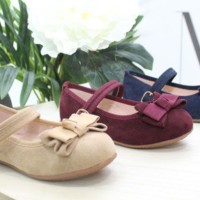 Merceditas en suave antelina con lazo - Thumbnail Image 1