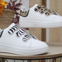 SNEAKERS EN SUAVE POLIPIEL CON VELCRO REF2801 - Thumbnail Image 1