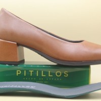 SALON PITILLOS BASICO EN PIEL,TACÓN 4.5CM,REF103 - Thumbnail Image 3