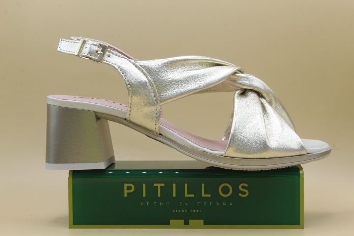 Sandalia Pitillos Toda En Piel,Muy Cómoda Ref 5692 - Imagen 3