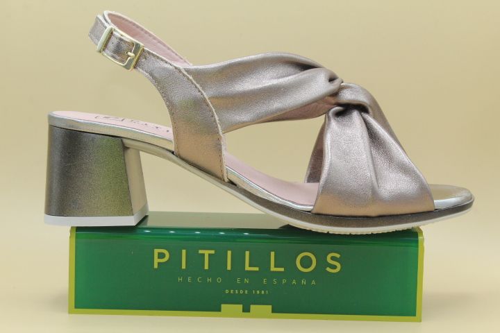 Sandalia Pitillos Toda En Piel,Muy Cómoda Ref 5692 - Imagen 2