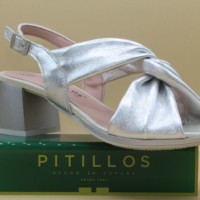 Sandalia Pitillos Toda En Piel,Muy Cómoda Ref 5692 - Thumbnail Image 4