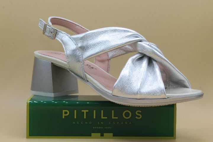 Sandalia Pitillos Toda En Piel,Muy Cómoda Ref 5692 - Imagen 4