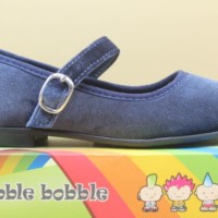 Merceditas para niña en tejido terciopelo del 27 al 38 - Thumbnail Image 2