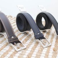 Cinturón para hombre en piel vacuno - Thumbnail Image 1
