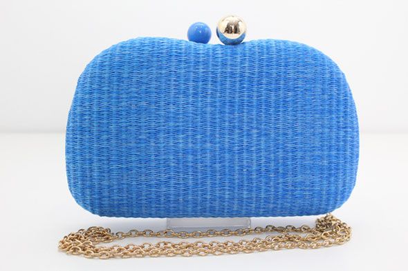 Cartera rigida rafia - Imagen 5