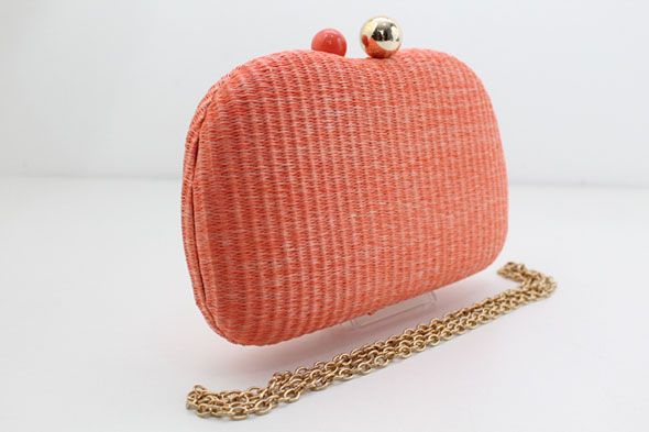 Cartera rigida rafia - Imagen 4