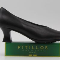 Zapato Pitillos estilo salón todo en piel,muy cómodo,ref10854 - Thumbnail Image 5