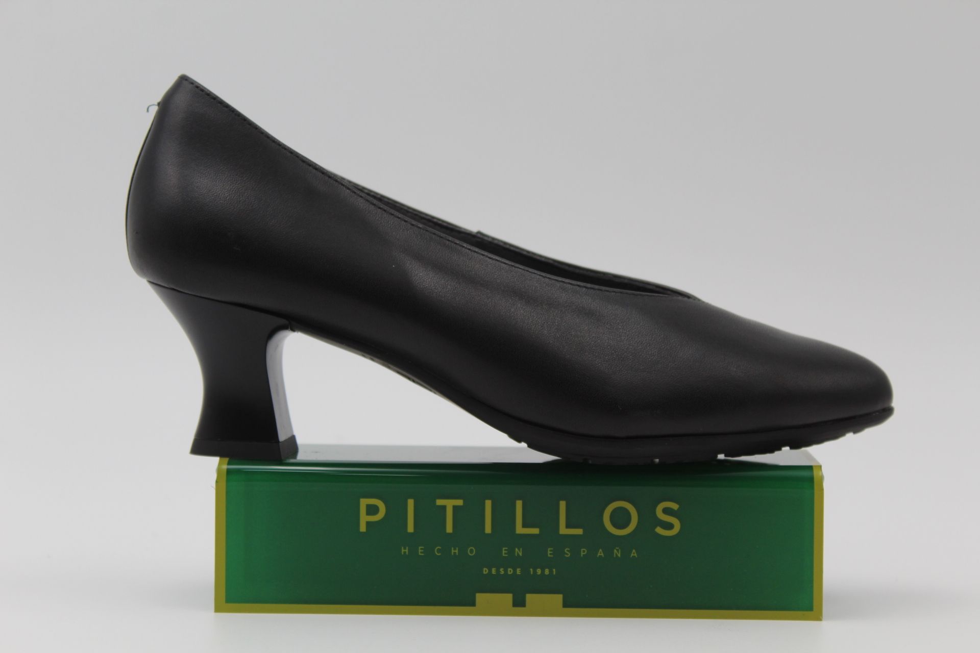 Zapato Pitillos estilo salón todo en piel,muy cómodo,ref10854 - Imagen 5