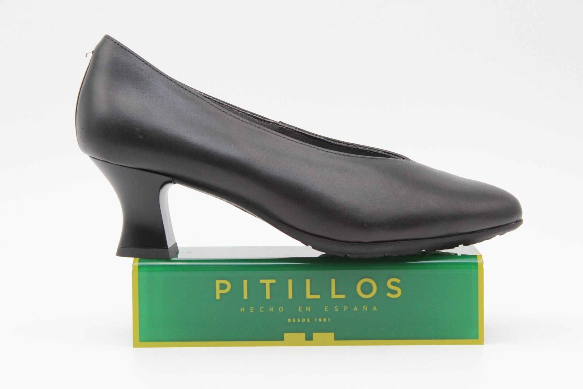 Zapato Pitillos estilo salón todo en piel,muy cómodo,ref10854 - Imagen 4