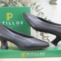 Zapato Pitillos estilo salón todo en piel,muy cómodo,ref10854 - Thumbnail Image 1