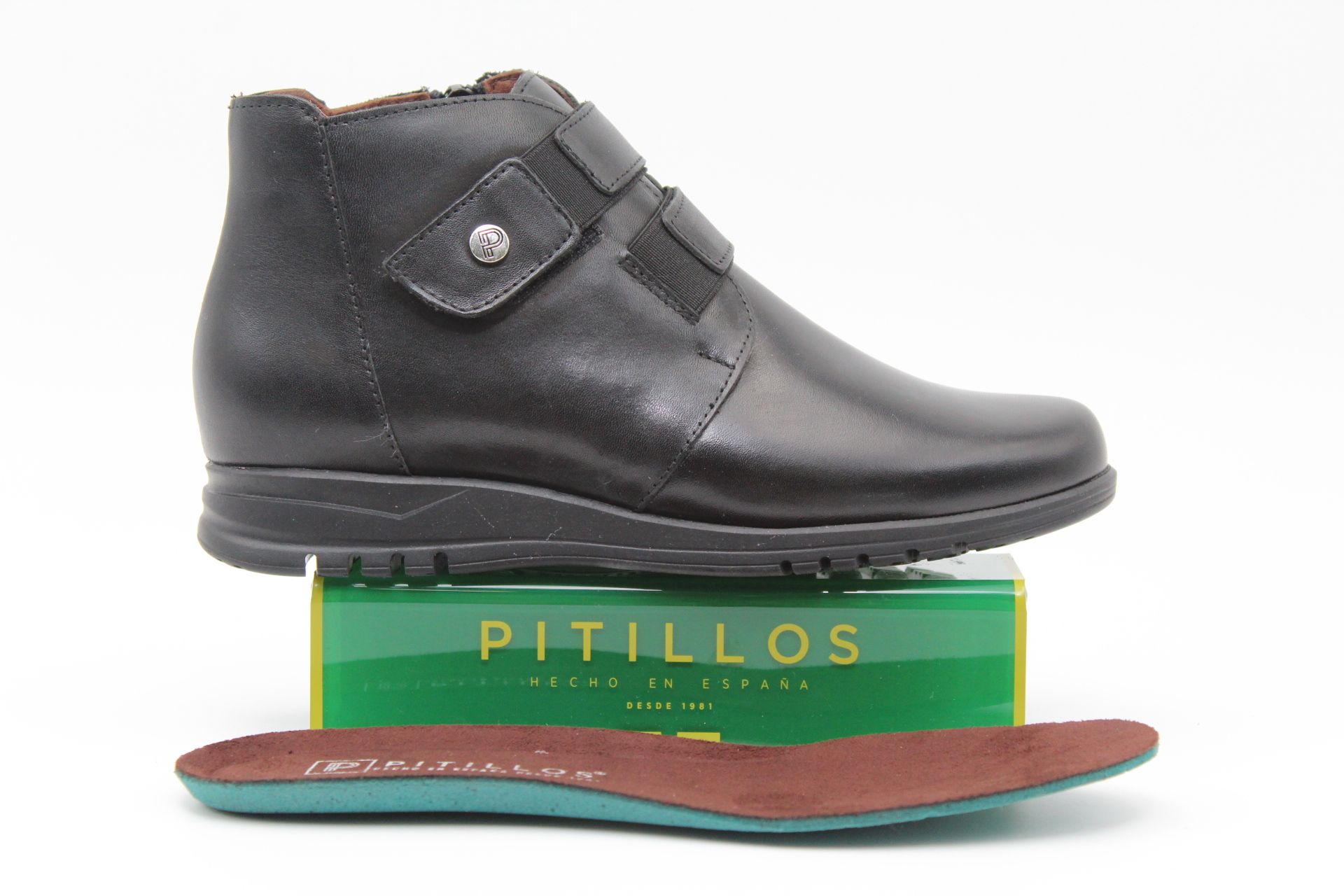 Botin Pitillos todo en piel con piso de latex flexible.Súper cómodo ...