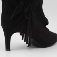 Bota arrugada de media caña en suave antelina con flecos top ventas!,ref035 - Thumbnail Image 4