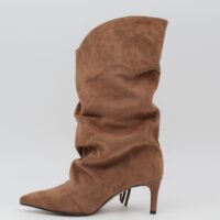 Bota arrugada de media caña en suave antelina con flecos top ventas!,ref035 - Thumbnail Image 11