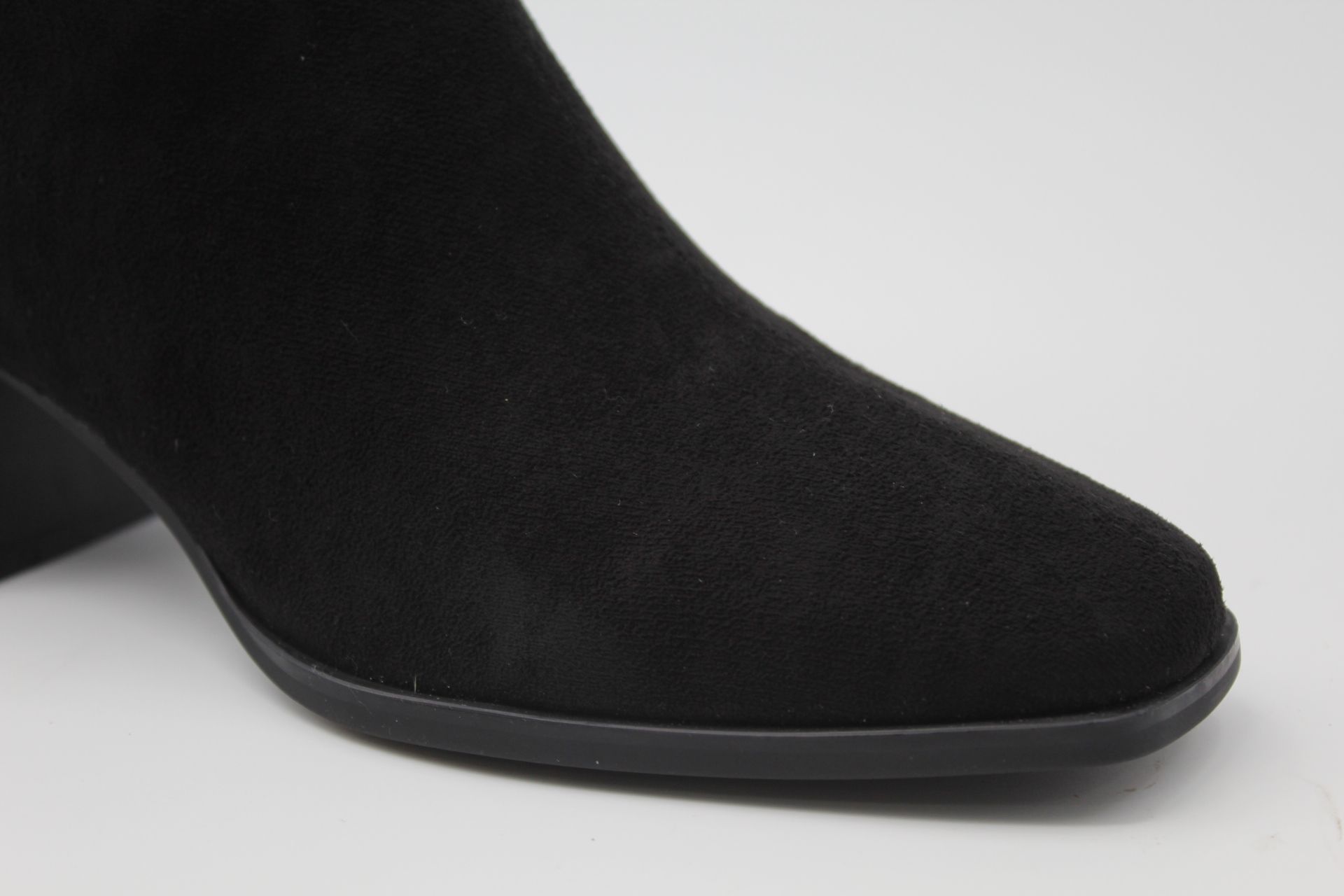Botin estilo calcetin en suave antelina con tacón de 5.5cm,ref9569 - Imagen 3