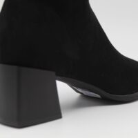 Botin estilo calcetin en suave antelina con tacón de 5.5cm,ref9569 - Thumbnail Image 4