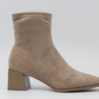 Botin estilo calcetin en suave antelina con tacón de 5.5cm,ref9569 - Thumbnail Image 6