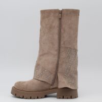 Bota estilo motero en suave antelina con solapa y tachas,ref118 - Thumbnail Image 8