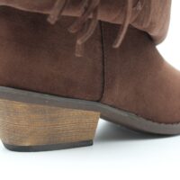 Espectacular bota cowboy con solapa y flecos,tacón de 5cm,ref1063 - Thumbnail Image 2
