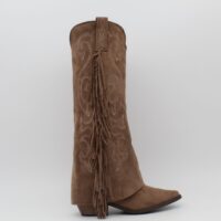 Espectacular bota cowboy con solapa y flecos,tacón de 5cm,ref1063 - Thumbnail Image 3