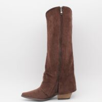 Espectacular bota cowboy con solapa y flecos,tacón de 5cm,ref1063 - Thumbnail Image 9