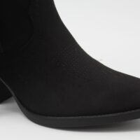 Bota estilo cowboy de media caña en suave antelina con adorno flecos,ref8729 - Thumbnail Image 12