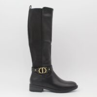 Bota plana en suave poli piel con elastico lateral,ref8955 - Thumbnail Image 3