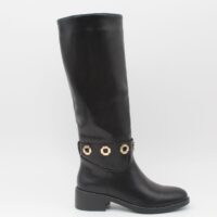 Bota plana en suave poli piel con adorno metalizados, ref68339 - Thumbnail Image 5