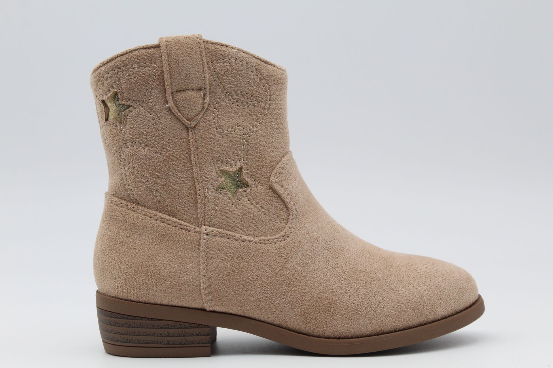 Botin estilo cowboy para niña en suave antelina,ref1520 - Imagen 3