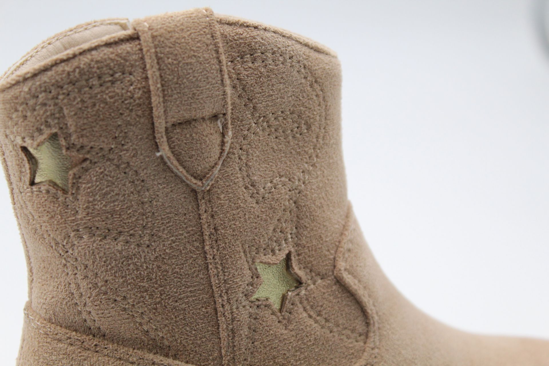 Botin estilo cowboy para niña en suave antelina,ref1520 - Imagen 4