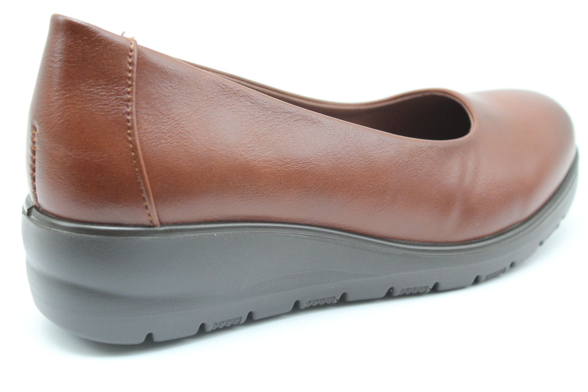 Sabrina en suave poli piel con cuña cómoda y ligera de 3.5cm ref31063 - Imagen 3