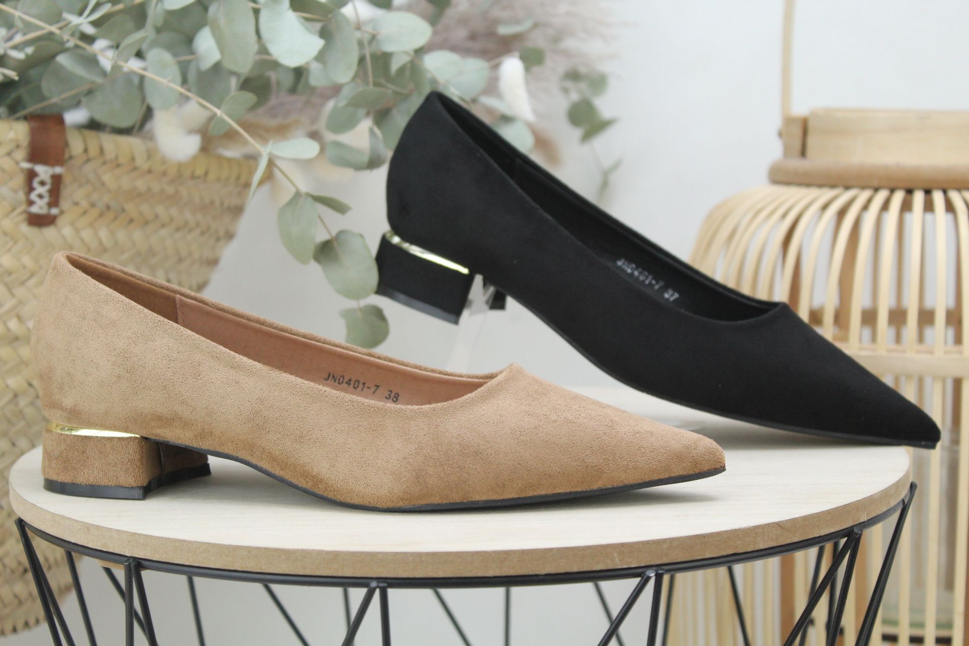 Stiletto planito con tapa de 2.5cm,ref0401 - Imagen 1