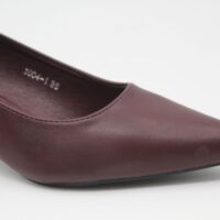 Stiletto en suave poli piel con tacón bajo fino de 5cm,ref1004 - Thumbnail Image 3