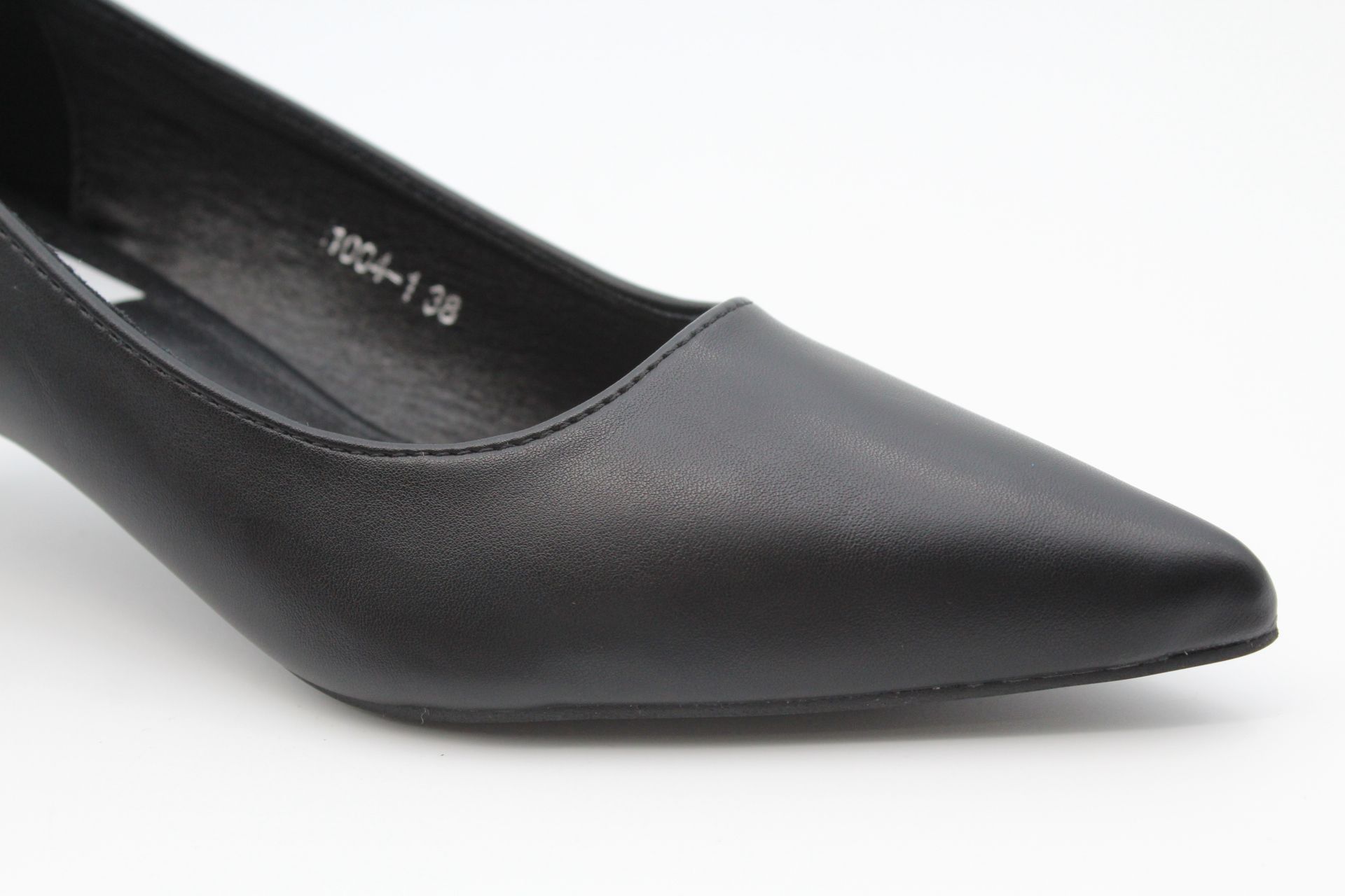Stiletto en suave poli piel con tacón bajo fino de 5cm,ref1004 - Imagen 9