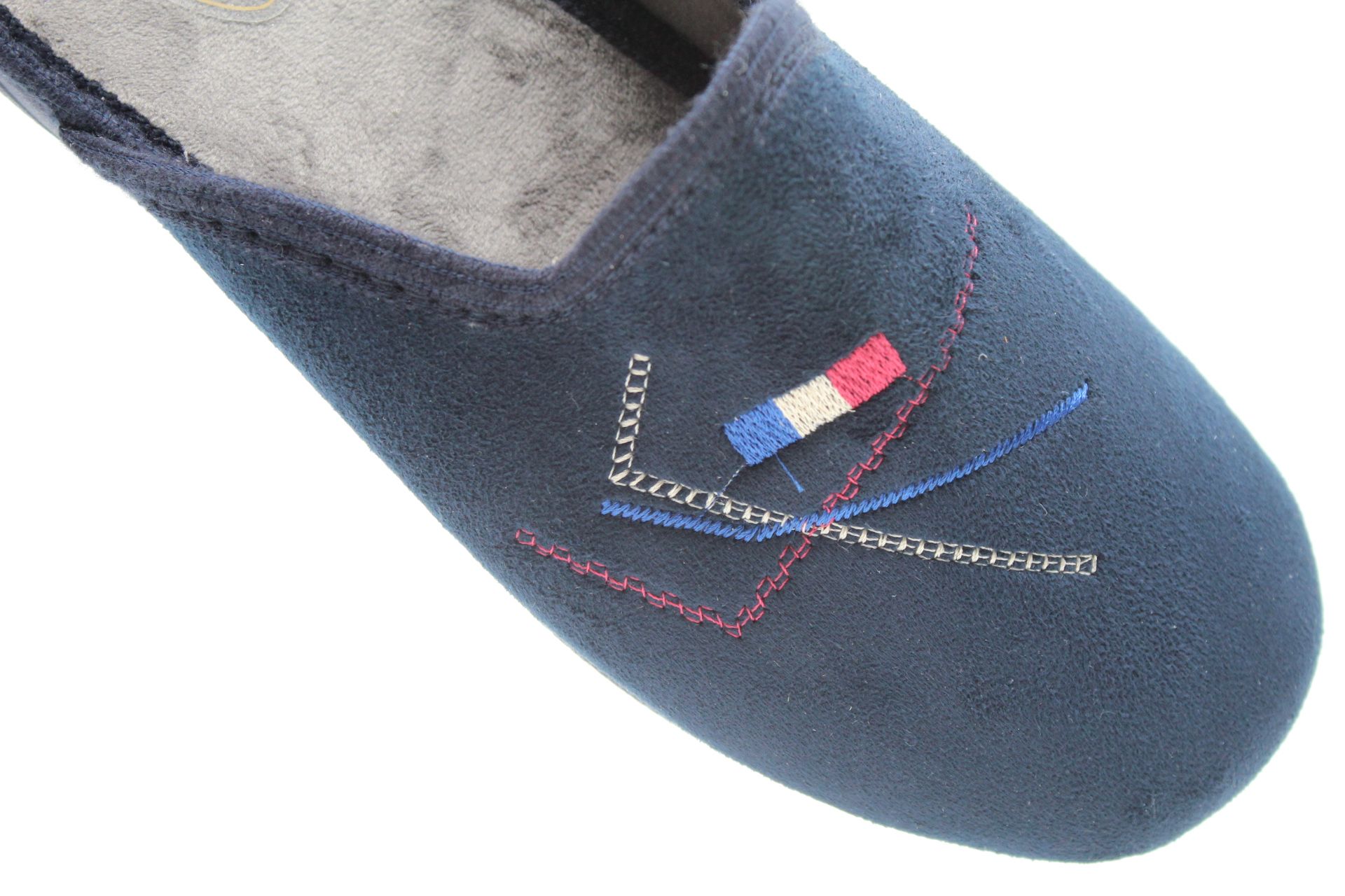 Zapatilla casa destalonada para hombre con adorno bandera,ref4111 - Imagen 5