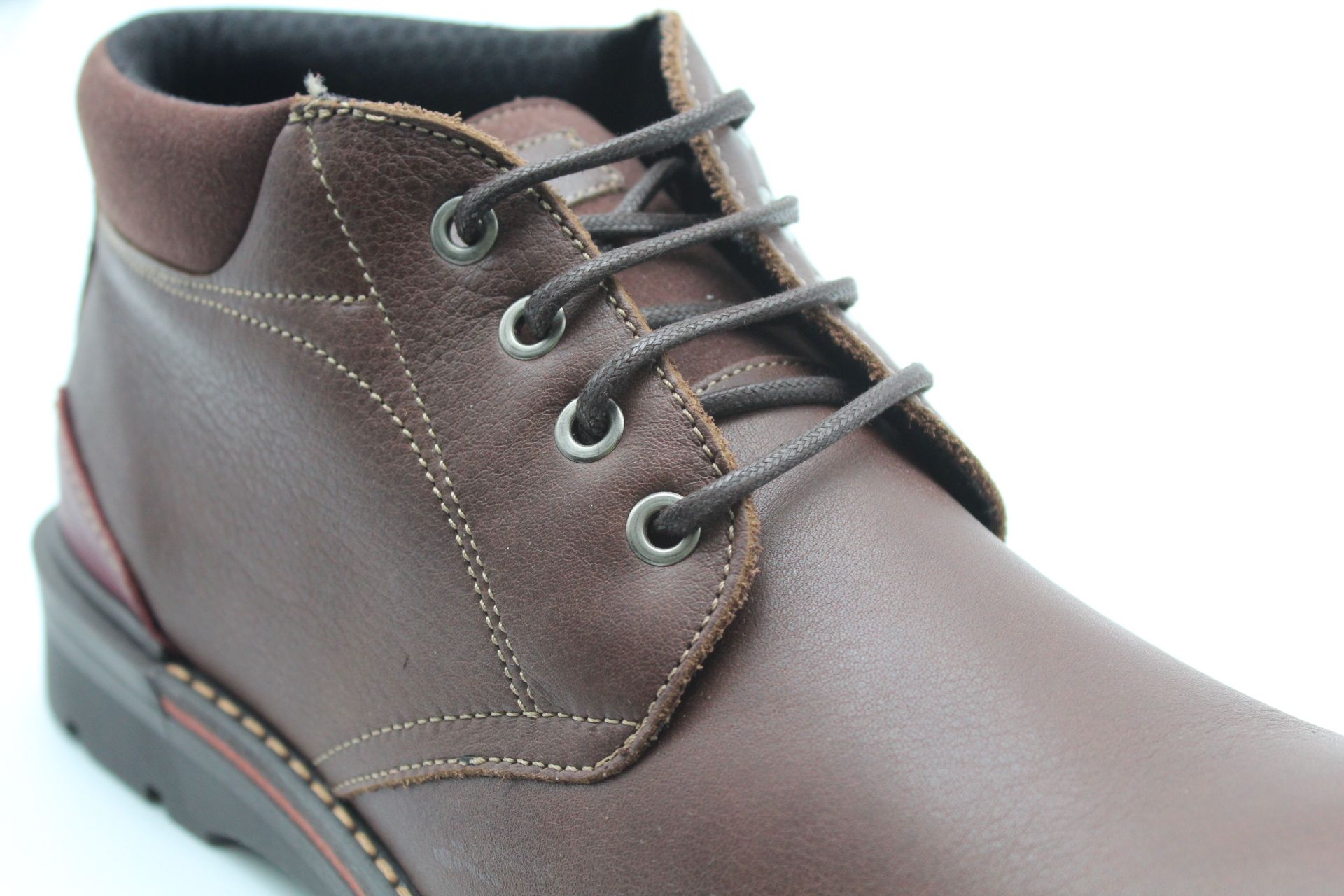 Bota Baerchi en piel engrasada con piso de látex y plantilla extraíble,ref5066 - Imagen 3