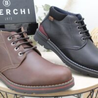 Bota Baerchi en piel engrasada con piso de látex y plantilla extraíble,ref5066 - Thumbnail Image 1
