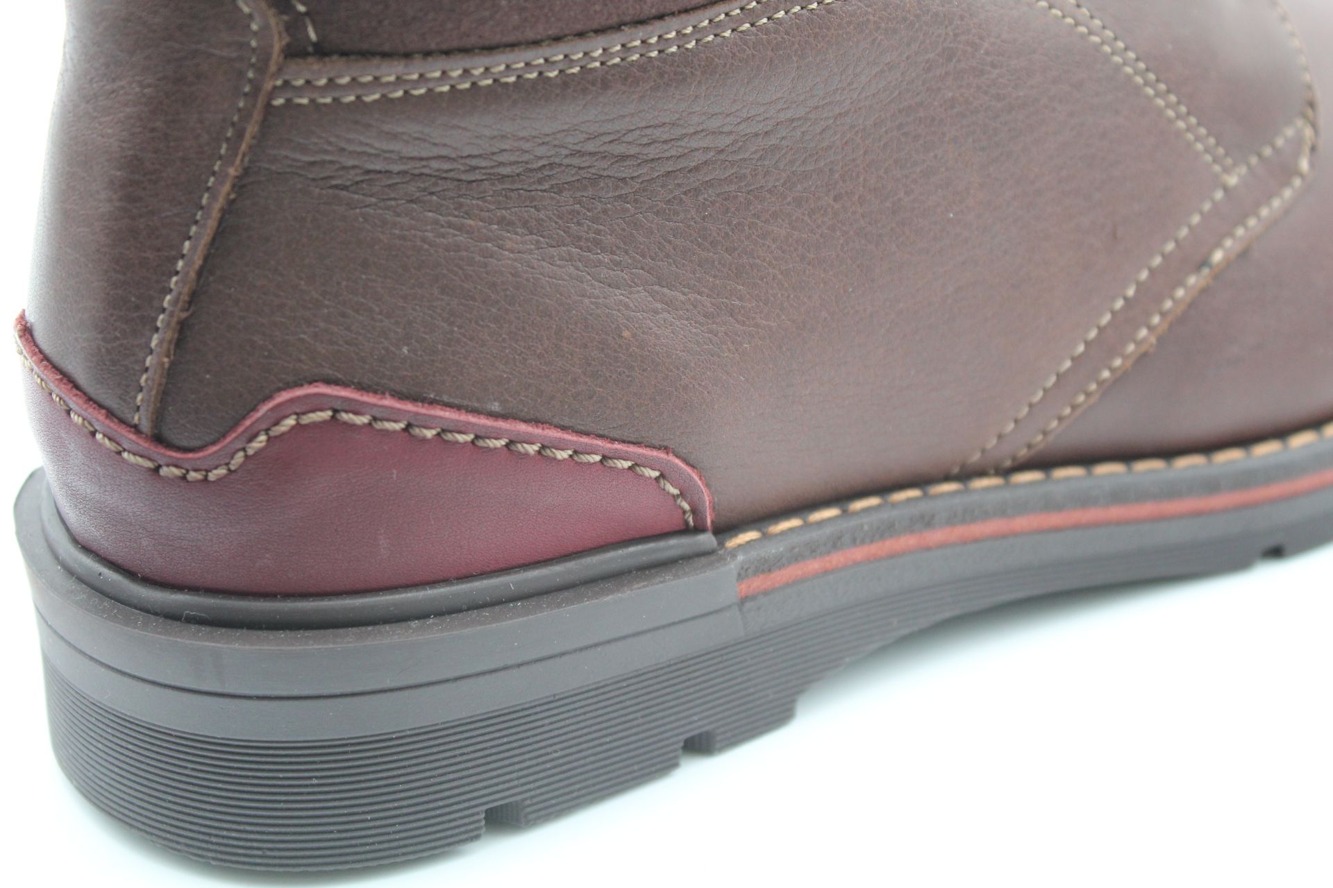 Bota Baerchi en piel engrasada con piso de látex y plantilla extraíble,ref5066 - Imagen 4