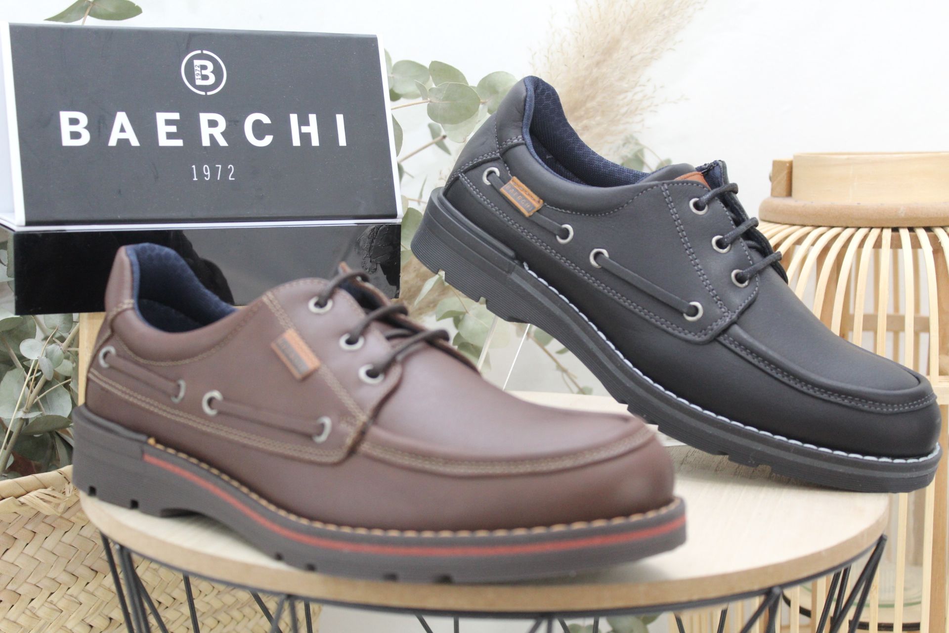 Zapato Baerchi en piel engrasada - Imagen 1
