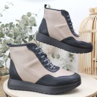 Botin casual en suave poli piel con cordón elastico,ref36601 - Thumbnail Image 1