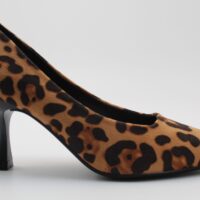 Stiletto animal print en suave antelina - Thumbnail Image 4
