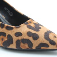 Stiletto animal print en suave antelina - Thumbnail Image 5