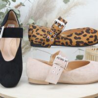 Merceditas en suave antelina disponible en 3 colores - Thumbnail Image 1