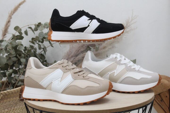 Sneakers transpirable con adorno tacos,ref181