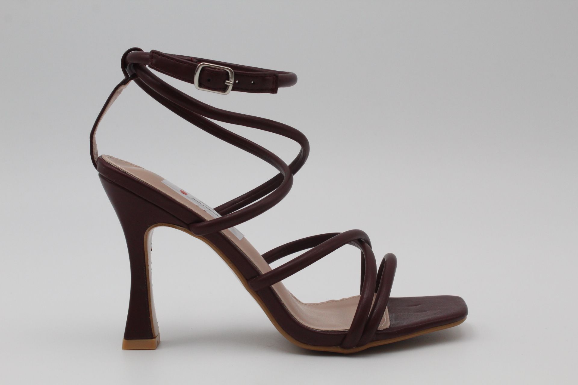 Sandalia con tiras cruzadas y tacón fino,ref900 - Imagen 6