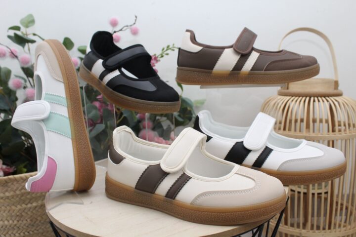 Merceditas sport tipo deportiva en suave poli piel,ref106