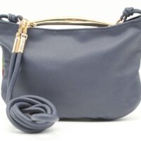 Bolso-bandolera en suave polipiel con asa metálica dorada,ref8848 - Thumbnail Image 9