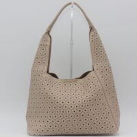 Bolso en suave poli piel picadita con neceser interior y cierre clip,ref68075 - Thumbnail Image 4