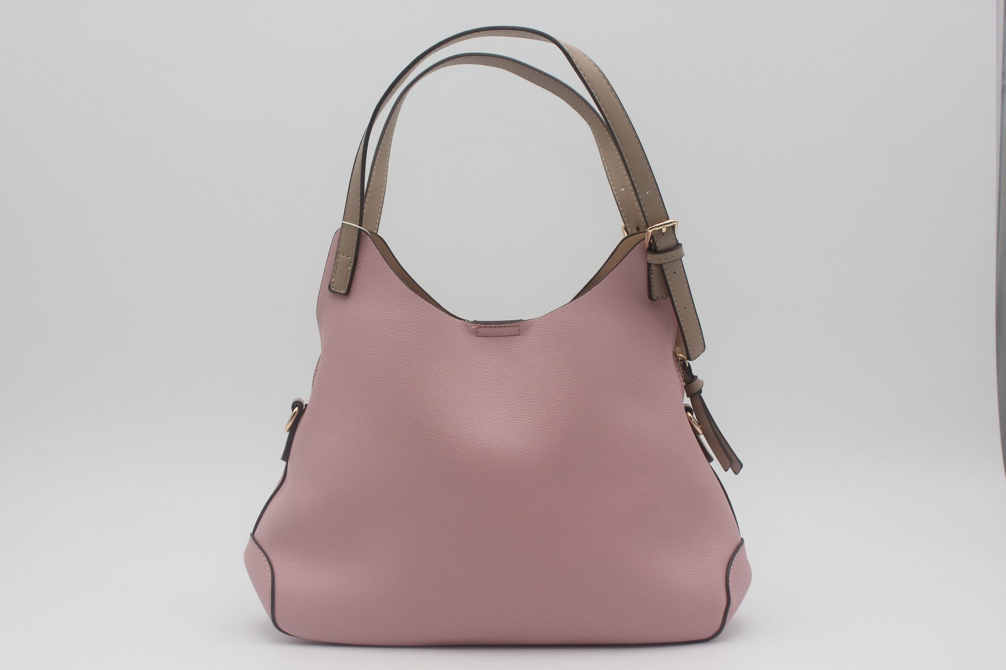 Bolso en suave poli piel con triple cierre,ref68023 - Imagen 2